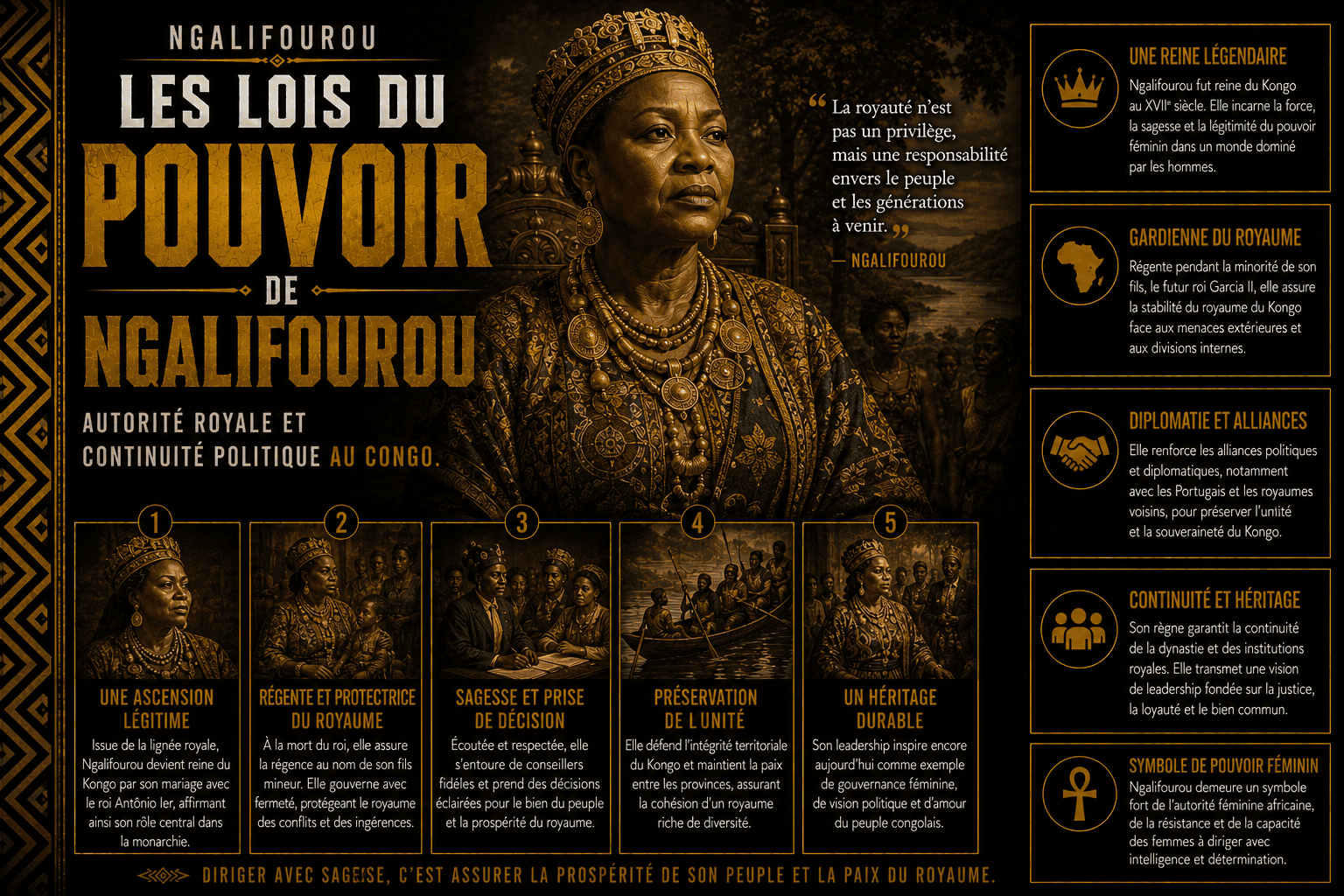 Portrait de la reine Ngalifourou