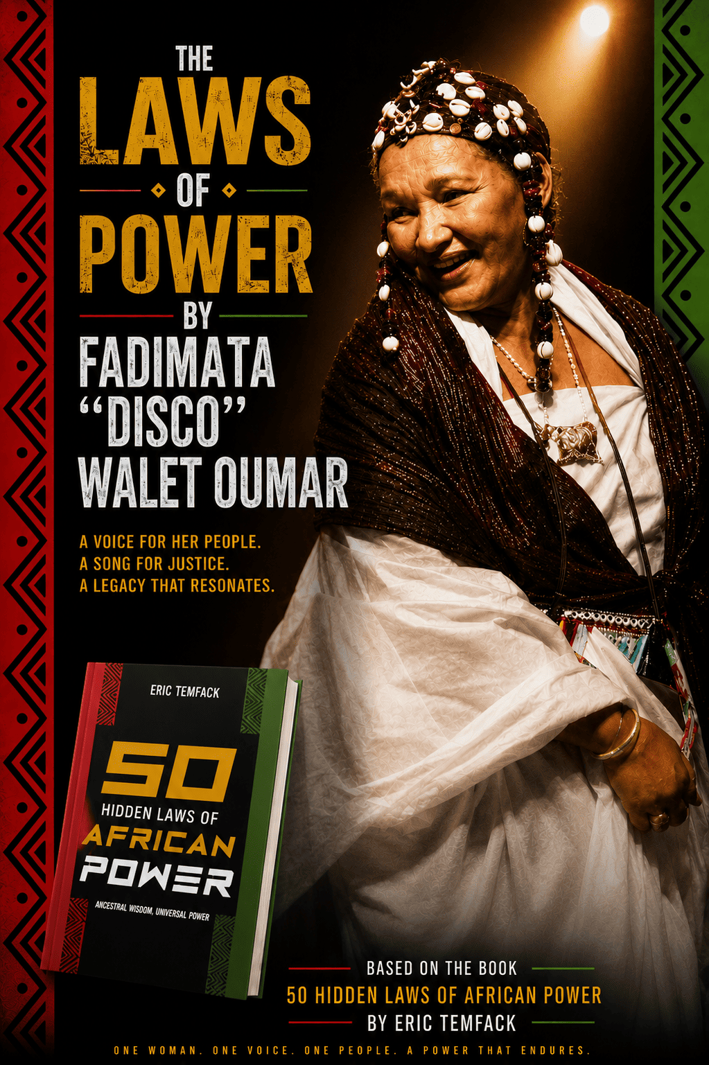 Tuareg woman playing the tindé (traditional drum)