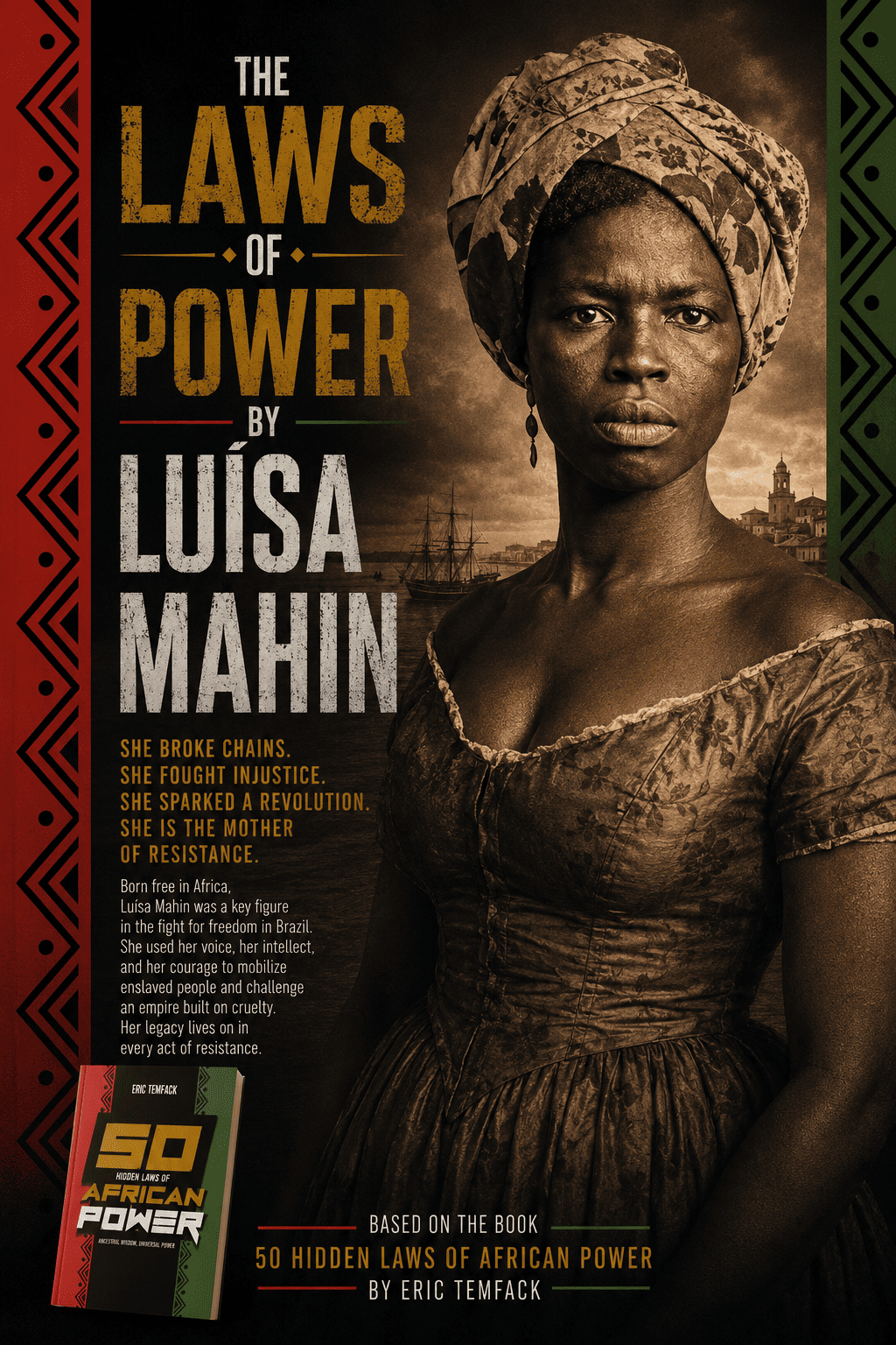 Mural représentant Luísa Mahin à Salvador