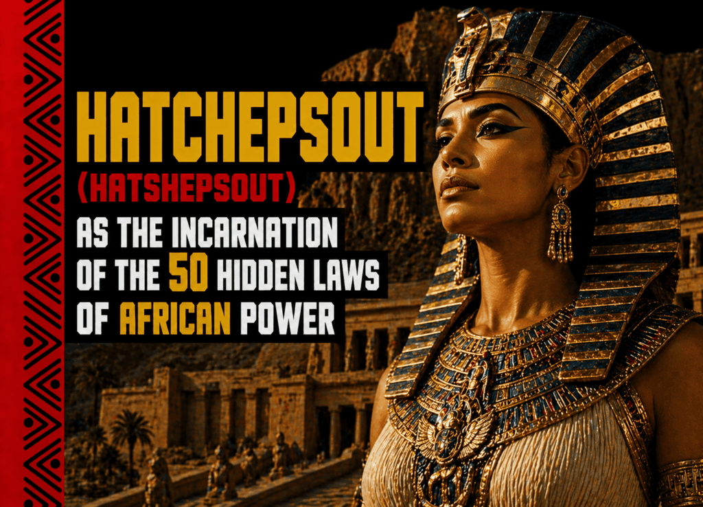 HATSHEPSUT — EMBODIMENT OF THE 50 HIDDEN LAWS OF AFRICAN POWER 3 Hatchepsout : 50 Hidden laws of african power