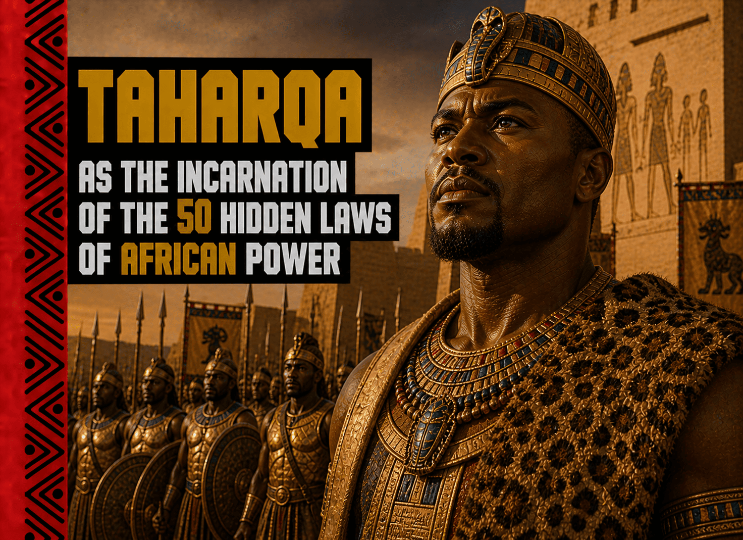 Taharqa : les 50 lois cachées du pouvoir africain révélées