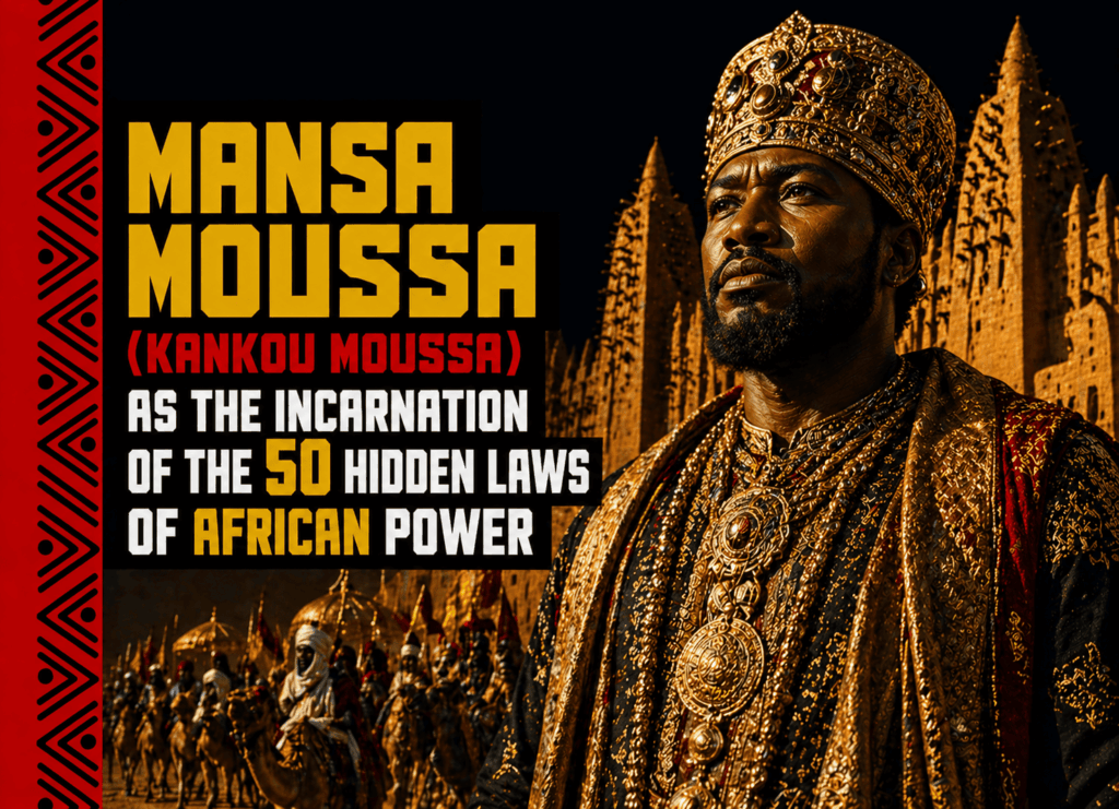 Mansa Musa (Kankou Musa) — Embodiment of the 50 Hidden Laws of African Power 7 Mansa Moussa : 50 Hidden laws of african power