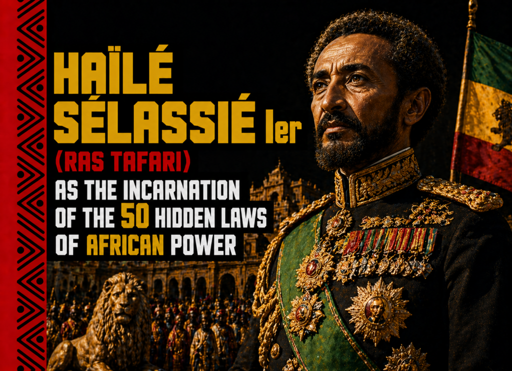 HAILE SELASSIE I (RAS TAFARI) — EMBODIMENT OF THE 50 HIDDEN LAWS OF AFRICAN POWER 1 Hailé Sélassié Ier : 50 Hidden laws of african power