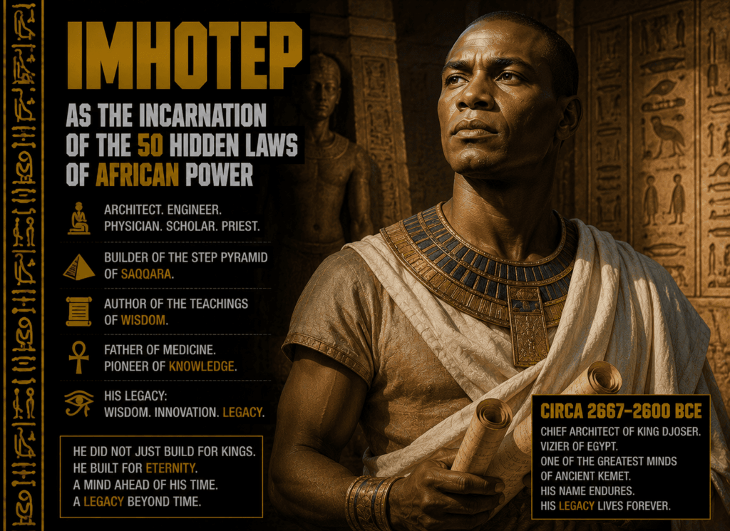 Imhotep - 50 lois cachées du pouvoir africain