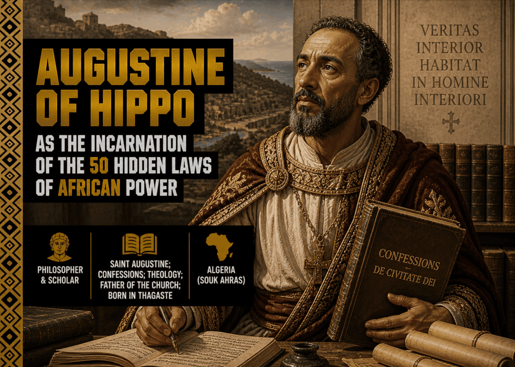 Augustine of Hippo: The 50 Hidden Laws of African Power Revealed 13 Augustine of Hippo : 50 HIdden laws of african power