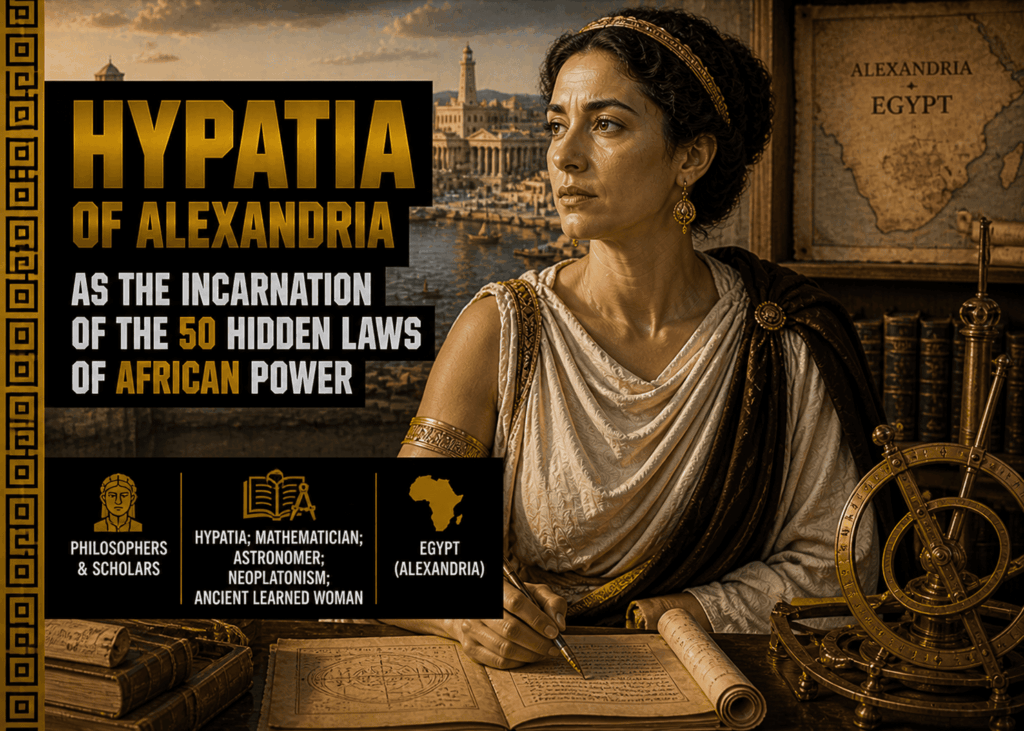 Hypatia of Alexandria: The 50 Hidden Laws of African Power Revealed 12 Hypatia : 50 HIdden laws of african power