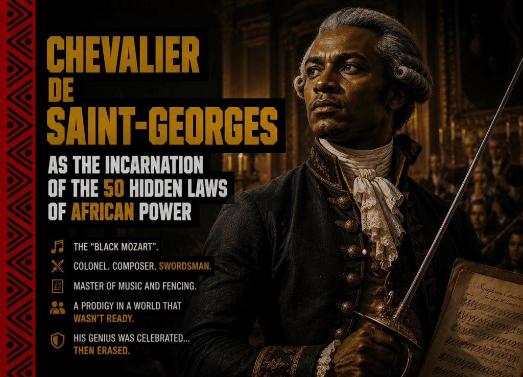 Chevalier de Saint-Georges: The 50 Hidden Laws of African Power Revealed 11 chevalier de saint georges X : les 50 lois cachées du pouvoir africain révélées 2