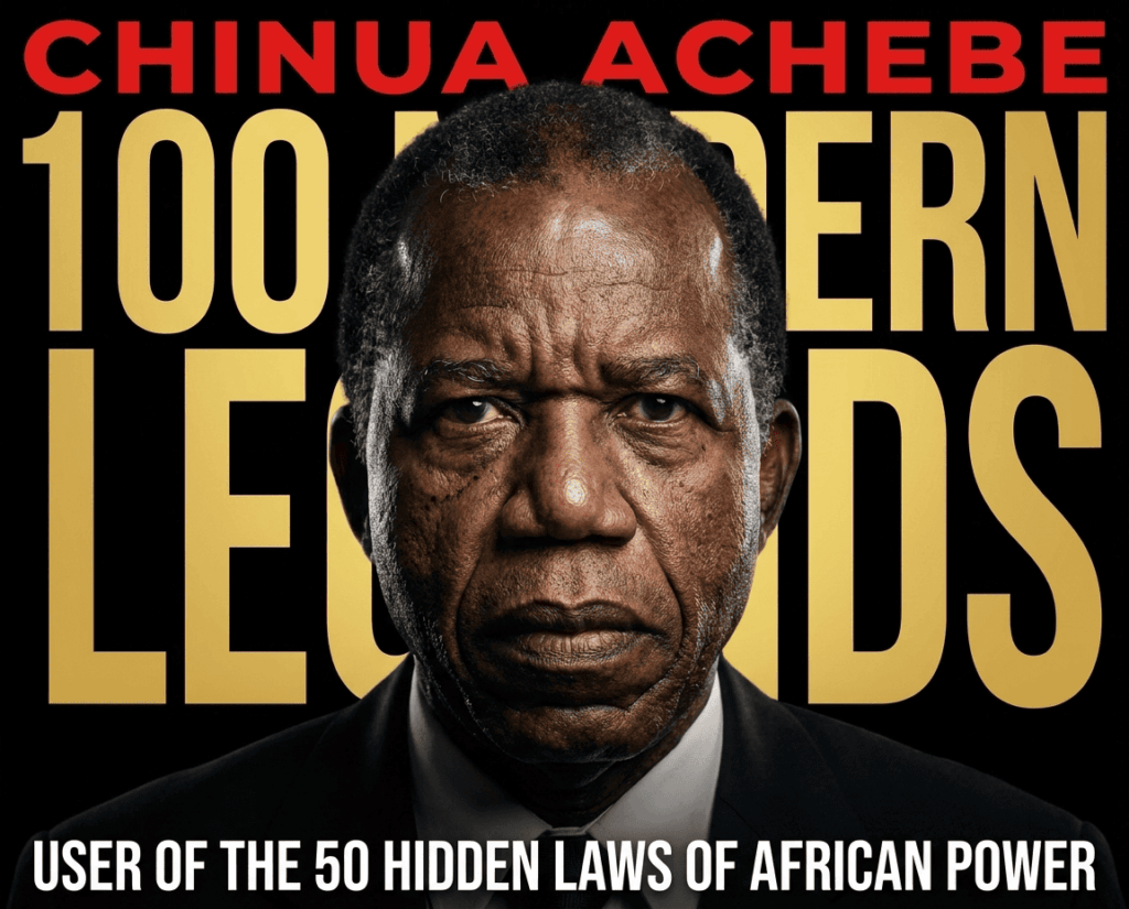 Chinua Achebe: 50 lois cachées du pouvoir africain 5 Chinua Achebe - 50 hidden laws of african power